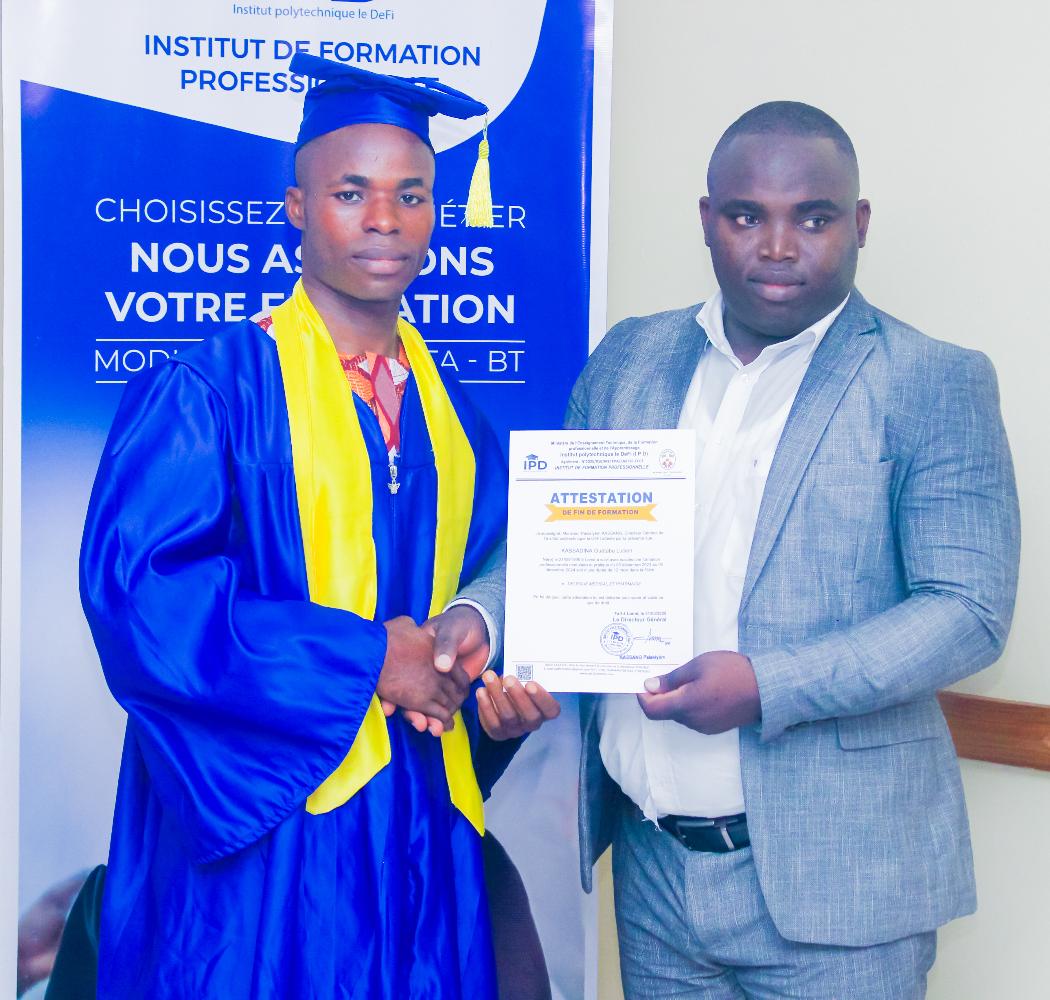 REMISE DE DIPLÔME PROMO OR 2024-2025