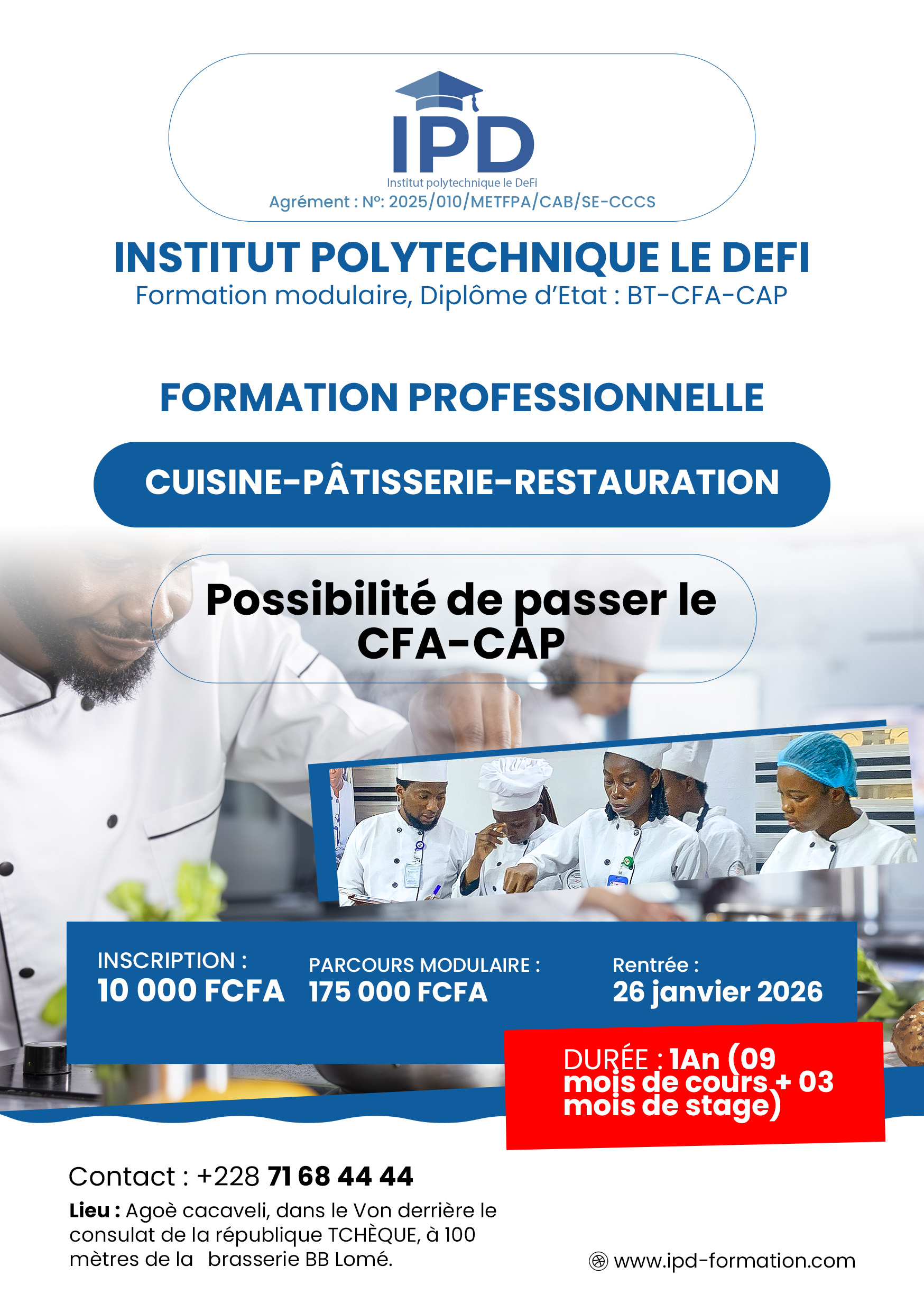 CUISINE - PÂTISSERIE - RESTAURATION