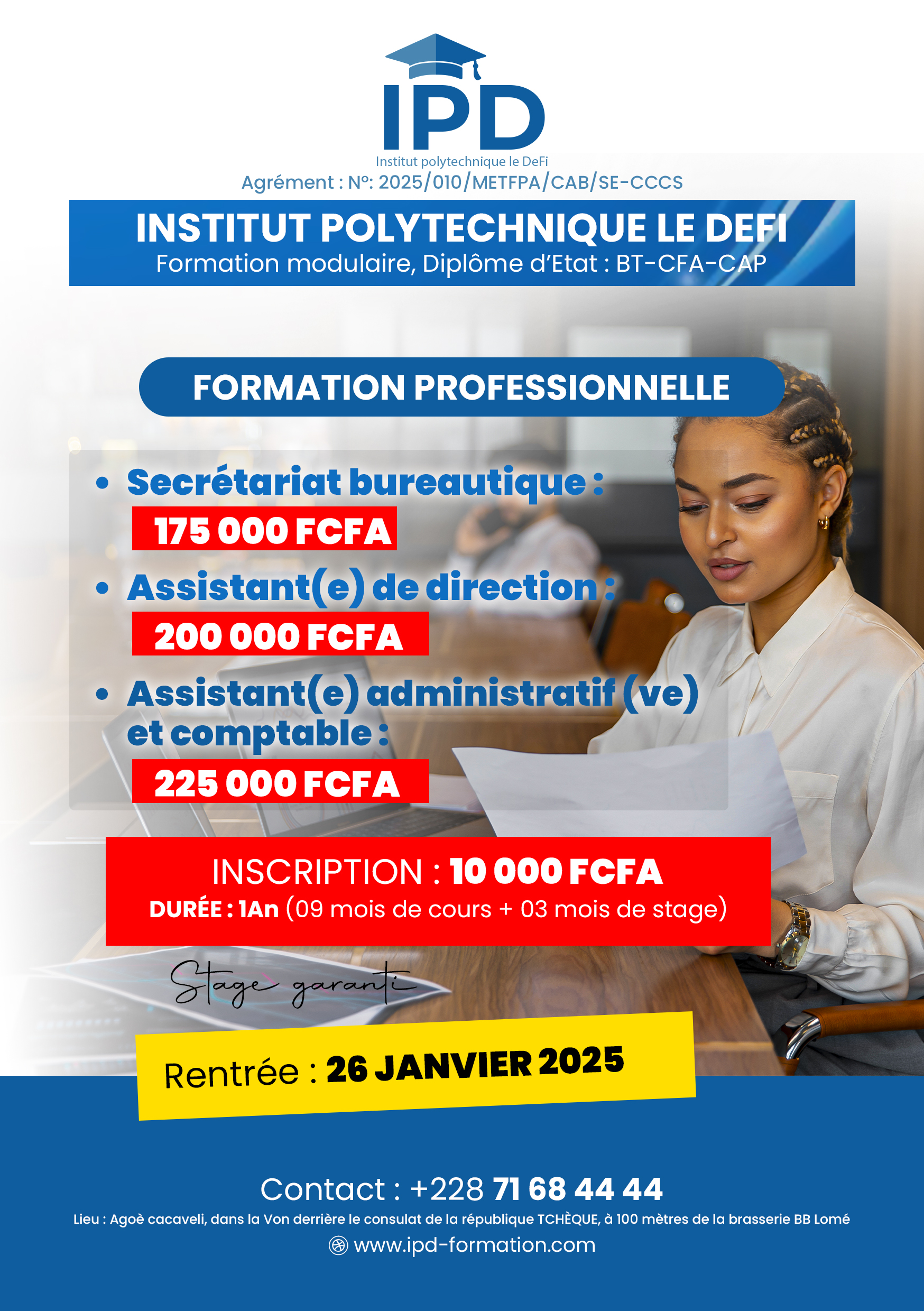 SECRÉTARIAT DE DIRECTION