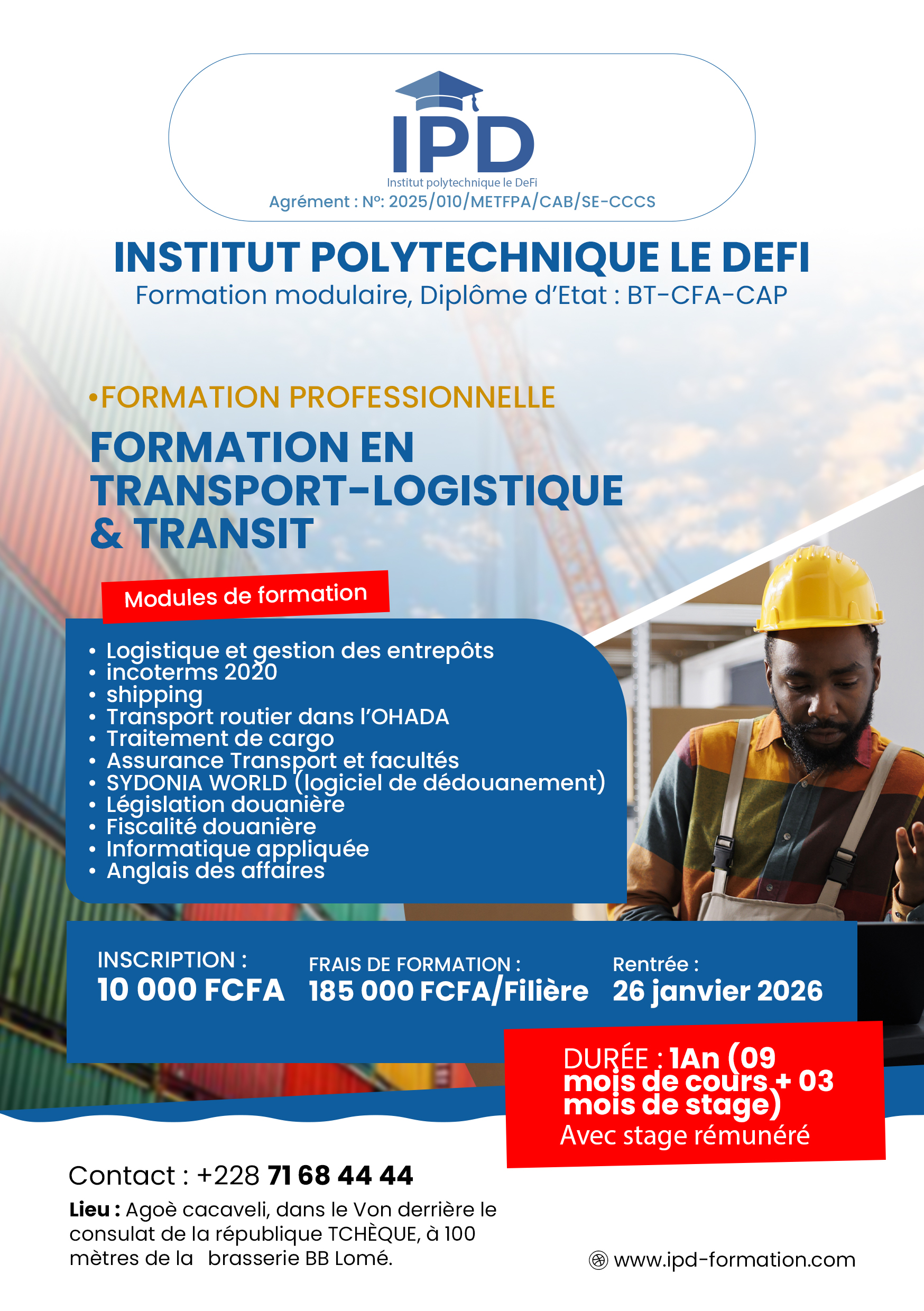TRANSPORT LOGISTIQUE ET TRANSIT